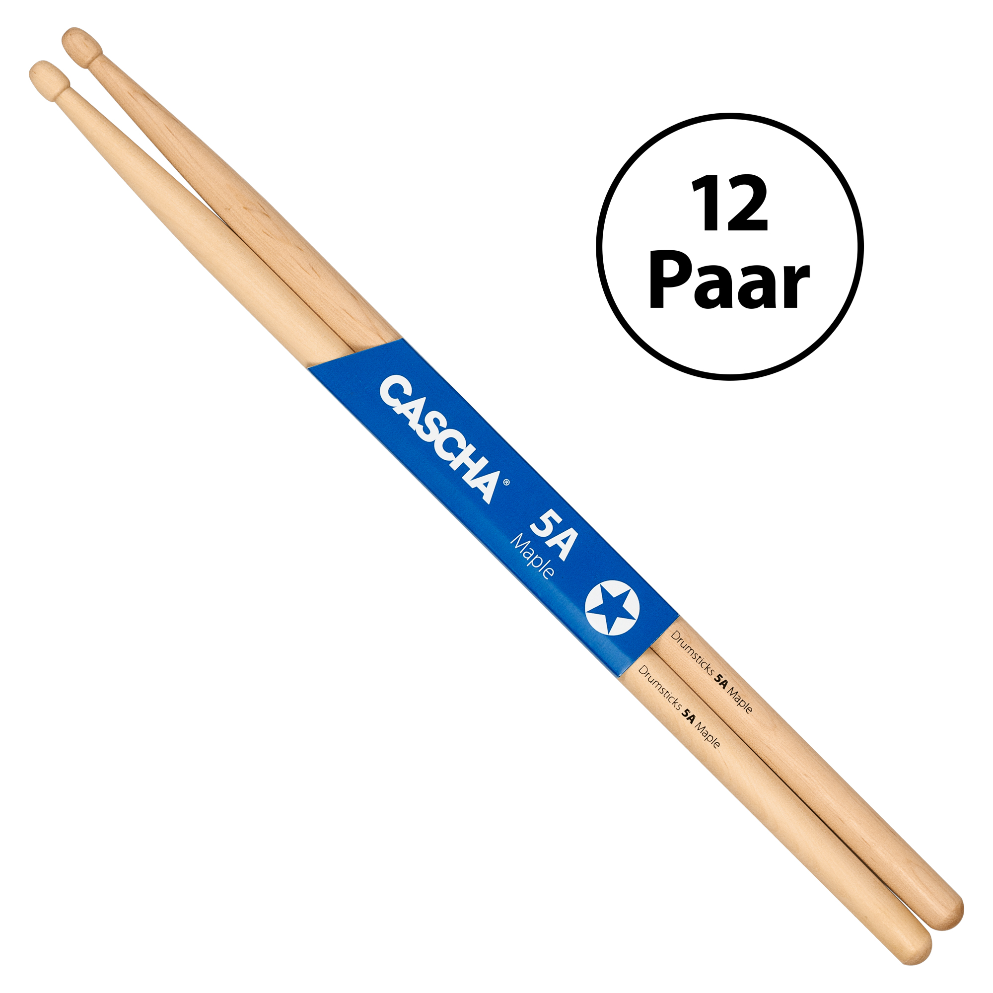 Drumsticks 5a Ahorn Trommelstöcke Holz Schlagzeug Stick für Üben Performance 