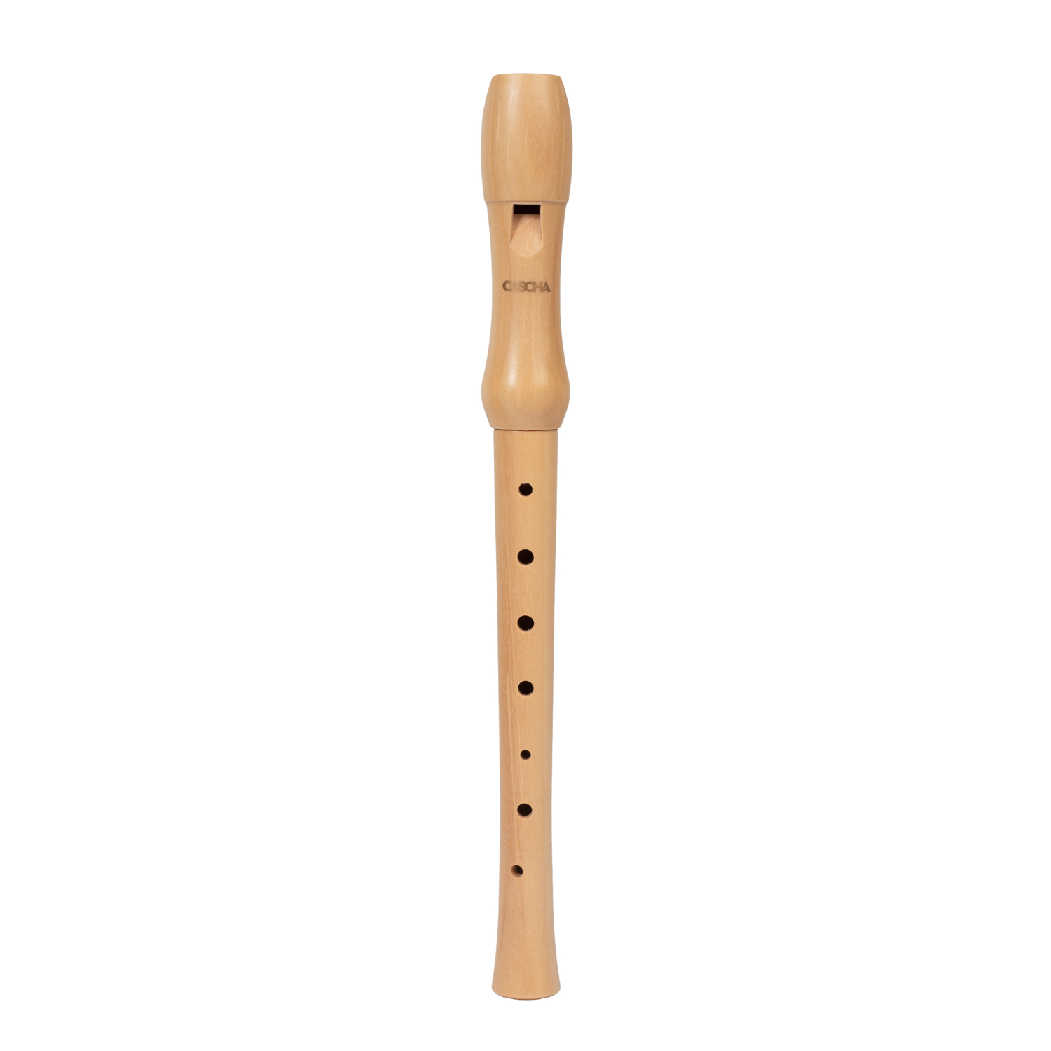 Wooden Children and Beginners from 6 Years Soprano Recorder in C with Bag and Flute mop CASCHA Made of Maple HH 2074 German Fingering 