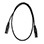XLR Microphone Cable, Black, Length 1 m Product Photos 2