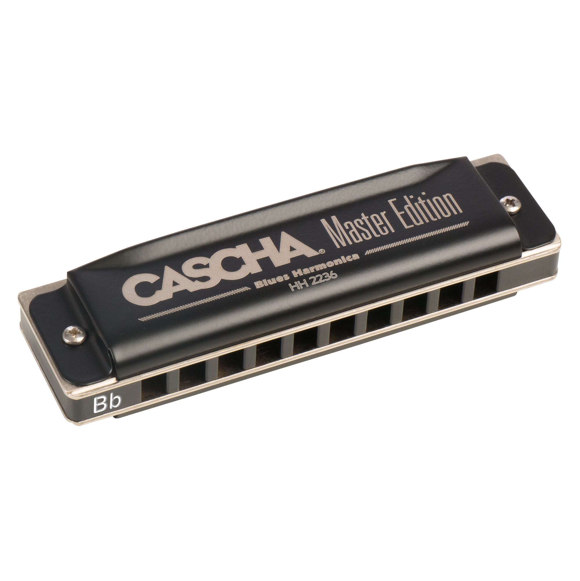 CASCHA Master Edition Blues Harmonica blues organ high-quality harmonica in A-major with soft case and care cloth