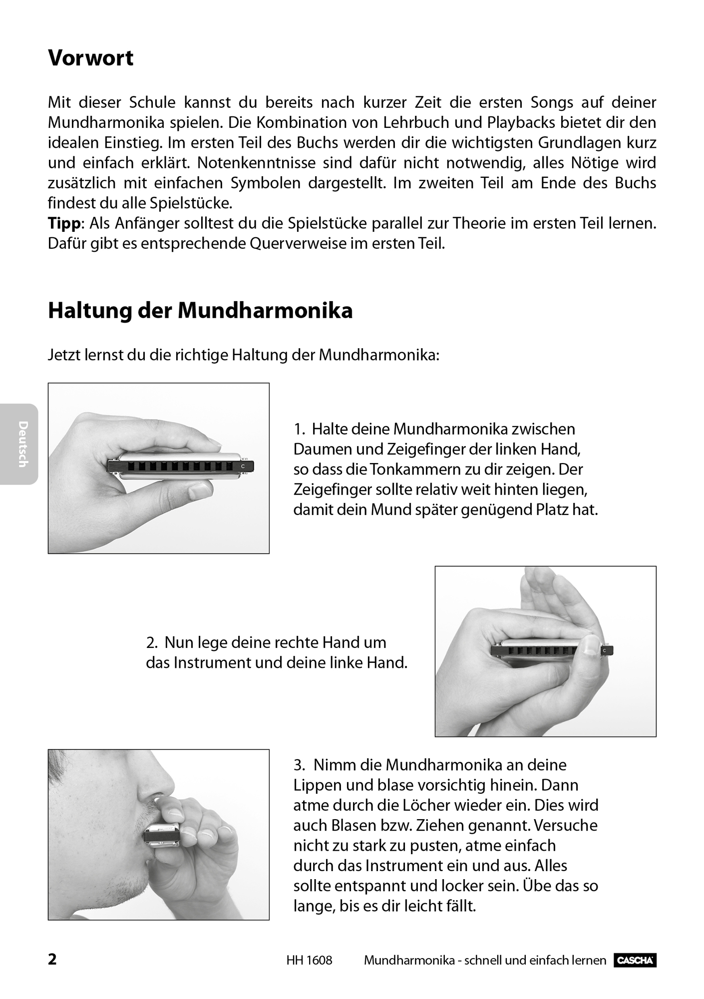 Harmonica - Learn to play quick and easy, 4 languages Product Photos 3